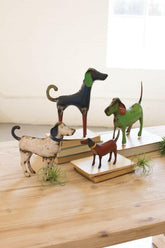 Metal Dogs Set Of 4 NBA2126.
